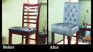 diy how to reupholster a chair with a