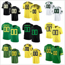 2019 mens oregon ducks tide custom jersey stitched personalized black white green yellow mighty oregon customized college football jerseys from