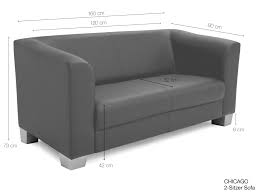 And most of our fabric sofas come with multiple choices of fabrics. Chicago 2 Sitzer Sofa Material Kunstleder Grun