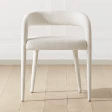 This video game chair features several ergonomic features such as a generous tilt from upright to laid back, tilt tension, and pneumatic height adjustment. Lisette White Dining Chair Reviews Cb2