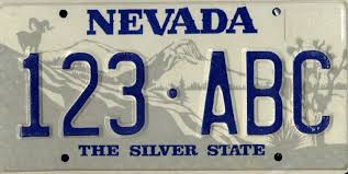 Nevada Nevada Number Plate License Plate