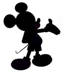 Pin By Roberta Lenhof On Cats Mickey Silhouette Mickey Mouse Outline Disney Silhouettes