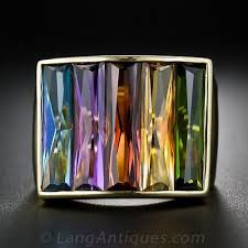 Multi Color Gemstone Ring 30 1 4236 Lang Antiques Gemstones Beautiful Jewelry Vintage Jewelry