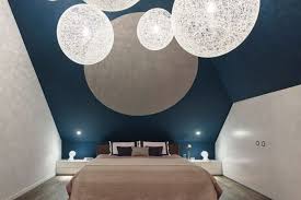 1001 Astuces Quel Mur Peindre En Fonce Pour Agrandir Une Piece Deco Chambre Sous Pente Deco Chambre Chambre Moderne