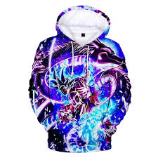 Dragon ball z kids hoodies. Dragon Ball Hoodies Dragon Ball Series Character Goku Blue Hoodie Topwear