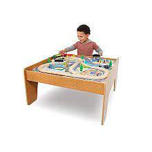 Amazingly managed to include plenty of bridges, twists and turns, and a few brio buildings and stations in there too. Imaginarium Train Set With Table 55 Piece Kids Forts Toy Store Kids Store