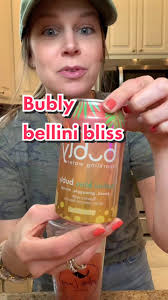 Peachy Perfection with Bubly Bellini Bliss Sparkling Water