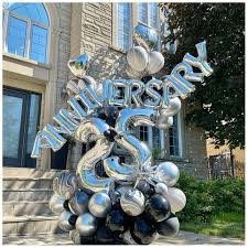 25th year wedding anniversary flowers. 25th Anniversary Balloon Bouquet Surprise Guys