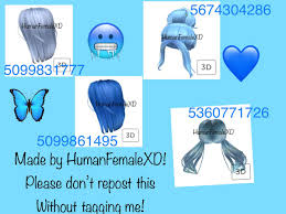 But if you are looking for free hairstyles then we can the full list collection for you. Blue Hair Roblox Codes Roblox Codes Roblox Shirt Roblox