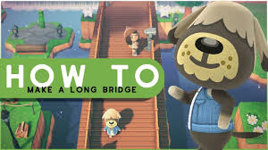How To Make A Long Bridge In Animal Crossing New Horizons Youtube Animal Crossing Animal Crossing Wild World Animal Crossing Game