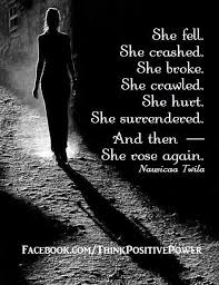 No Matter How Many Times You Fall Think Positive Power Facebook
