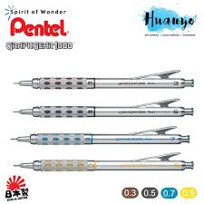 pentel graph gear 1000 drafting mechanical pencil 4 sizes 4 colors