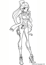 Print Winx Bloom Winx Club Coloring Pages In 2020 Fairy Coloring Pages Coloring Pages Love Coloring Pages