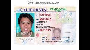 A real id is a license or identification card that is accepted by the federal government. Ca Id Card Front Youtube