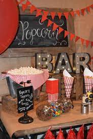 Vintage Popcorn Birthday Party Ideas Photo 1 Of 11 18th Birthday Party Birthday Party For Teens Bonfire Party