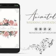 Video Wedding Invitation Wedding Invitation Video Etsy Wedding Invitation Video Wedding Invitations Luxury Invitation