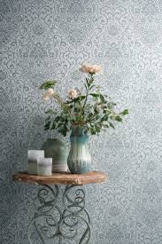 Tapete Jacquard Mint Klassische Vliestapete Im Barock Stil Mit Fein Strukturierten Ornamenten Klassisch Barock Wandge Klassische Tapete Barock Stil Tapeten