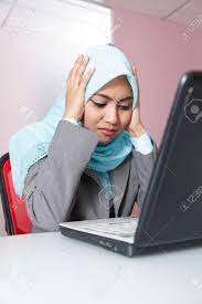 Learn where stress gets stuck how to release tension in the body. Malay Woman Having Stress While Working Stock Photo Picture And Royalty Free Image Image 119660171
