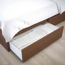 Malm Bed Storage Box For High Bed Frame Brown Stained Ash Veneer 200 Cm Ikea Trying to build ikea's malm bed frame? ikea