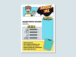 Personal Resume Cv By Thanh Huy Graphic Design Resume Personal Resume Graphic Design Cv