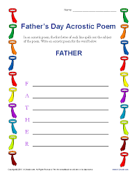 I included a page for dad, grandpa, uncle, and a you are special page. Printable Father S Day Acrostic Poem Activity