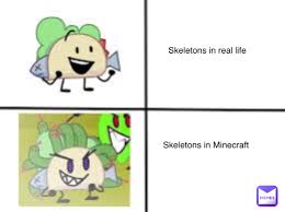 The lion king's circle of life minecraft parody. Skeletons In Real Life Skeletons In Minecraft Infinite Doge Memes