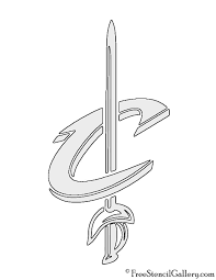 Coloring is a fun activity for children. Nba Cleveland Cavaliers Logo 02 Stencil Free Stencil Gallery Puppy Coloring Pages Cool Coloring Pages Halloween Coloring Pages