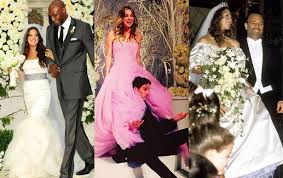 Kanye west and north west also wore custom givenchy, he in a tuxedo and she in a min haute couture dress matching her mom's. The Curse Of The Vera Wang Wedding Dress Celebrities Have Stopped Wearing The Famous Designer To Tie The Knot Following Countless Divorces In Hollywood From Kim Kardashian And Kris Humphries To Jennifer