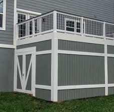 If you have a run longer than 10' increase your slope to 2. Storage Solutions 10 Ideas For Using The Space Under Your Deck Trex Rainescape