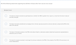 Solved All Of The Following Statements Regarding The Chegg Com