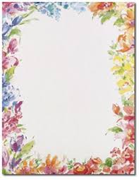 Floral Border Paper Flower Border Floral Border Borders For Paper