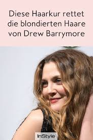 krasser vorher nachher effekt die olaplex haarkur rettet die kaputten haare von drew barrymore kaputte haare haare haare pflegen