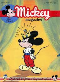 Cover For Mickey Magazine Editions Du Pont Levis 1950 Series 71 Mickey Mickey Mouse Disney Cartoons