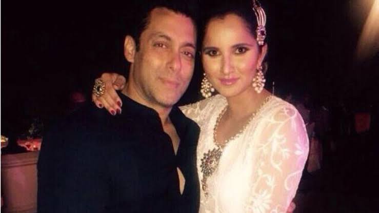 Image result for sania mirza with salman khan