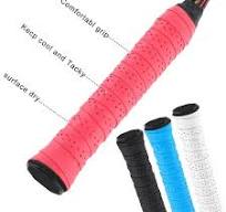 Custom Tennis Racket Grip Tape - Anti-Slip/Quick-Drying Tennis Overgrips -  Precut Badminton Racket Grip with Finishing Tape B112