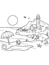 Free printable lighthouse coloring page (pdf format) to download and print. Beach Ball Coloring Pages Free Below Is The Beautiful Beach Coloring Page Collection That Y Beach Coloring Pages Lighthouse Coloring Pages Cool Coloring Pages