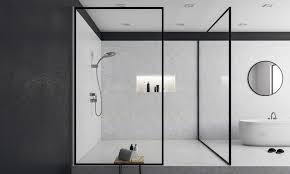 Glass shower screen for commercial and residential buildings in singapore. Shower Screens En Suites