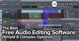 The recording can be directly loaded into the waveform. The Best Free Audio Editing Software Simple Complex Options Ln