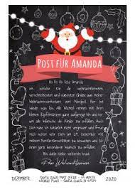 Die deutsche post erhält jedes jahr hunderttausende briefe für den weihnachtsmann, den nikolaus oder das christkind. Personalisierter Brief Vom Weihnachtsmann Vorlage Zum Ausdrucken Chalkboard Meilensteintafel Kreidehelden De