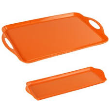 Polished chrome handles were the right touch for this tray. Outdoor Serving Dishes Platters You Ll Love In 2021 Wayfair