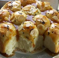 Satukan tepung gandum, serbuk kunyit. Resepi Roti Sarang Lebah Sukatan Cawan