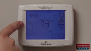 Is your home's air conditioner not cooling your home? Emerson Thermostat 1f95 Service Champions Youtube