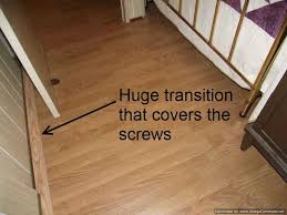 To install the last row you need to measure and cut the plank. Bad Laminate Installation Repair