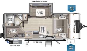 Pleated night shades livingroom (legend only). Surveyor Legend 240bhle Travel Trailer For Sale