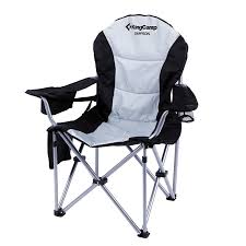 kingcamp lumbar support lightweight portable heavy duty folding deluxe large size camping chair carry bag i camping chair camping chairs padded folding chairs