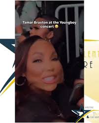 Tamar Braxton at Youngboy concert turnt 😄🔥🔥❤️