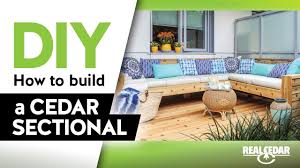 Diy outdoor pallet couch or pallet sofa: Free Sectional Sofa Project Plans Real Cedar