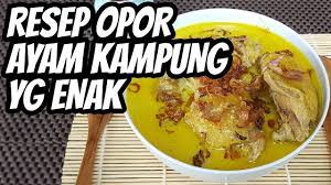 Nah bagi kamu yang sedang ingin mengolah opor ayam atau mencoba memasaknya di rumah, namun belum tahu caranya pengolahannya, berikut ini brilio.net himpun dari berbagai sumber pada. Resep Cara Membuat Opor Ayam Kampung Enak Gurih Dan Lezat Menu Lebaran Youtube