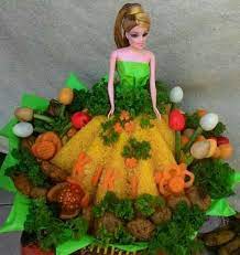 Tumpeng Nasi Kuning Barbie 275rb 350rb Tergantung Ukuran Wilayah Surabaya Order Wa 085850855388 Bb 5541032a 575c15b3 Barbie Ide Ide Makanan