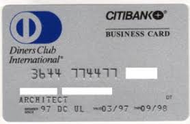 Terms & conditions of the exxonmobil smart card rebate program apply. Bank Card Diners Club International Citibank Business Card 09 98 Citibank Greece Col Gr Dc 0038